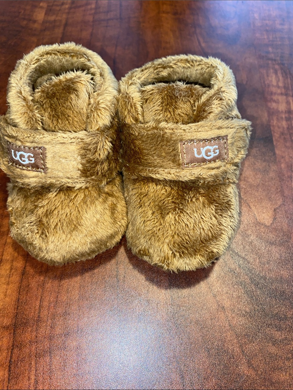 UGG Baby Plush Walker Boots in Chestnut Brown